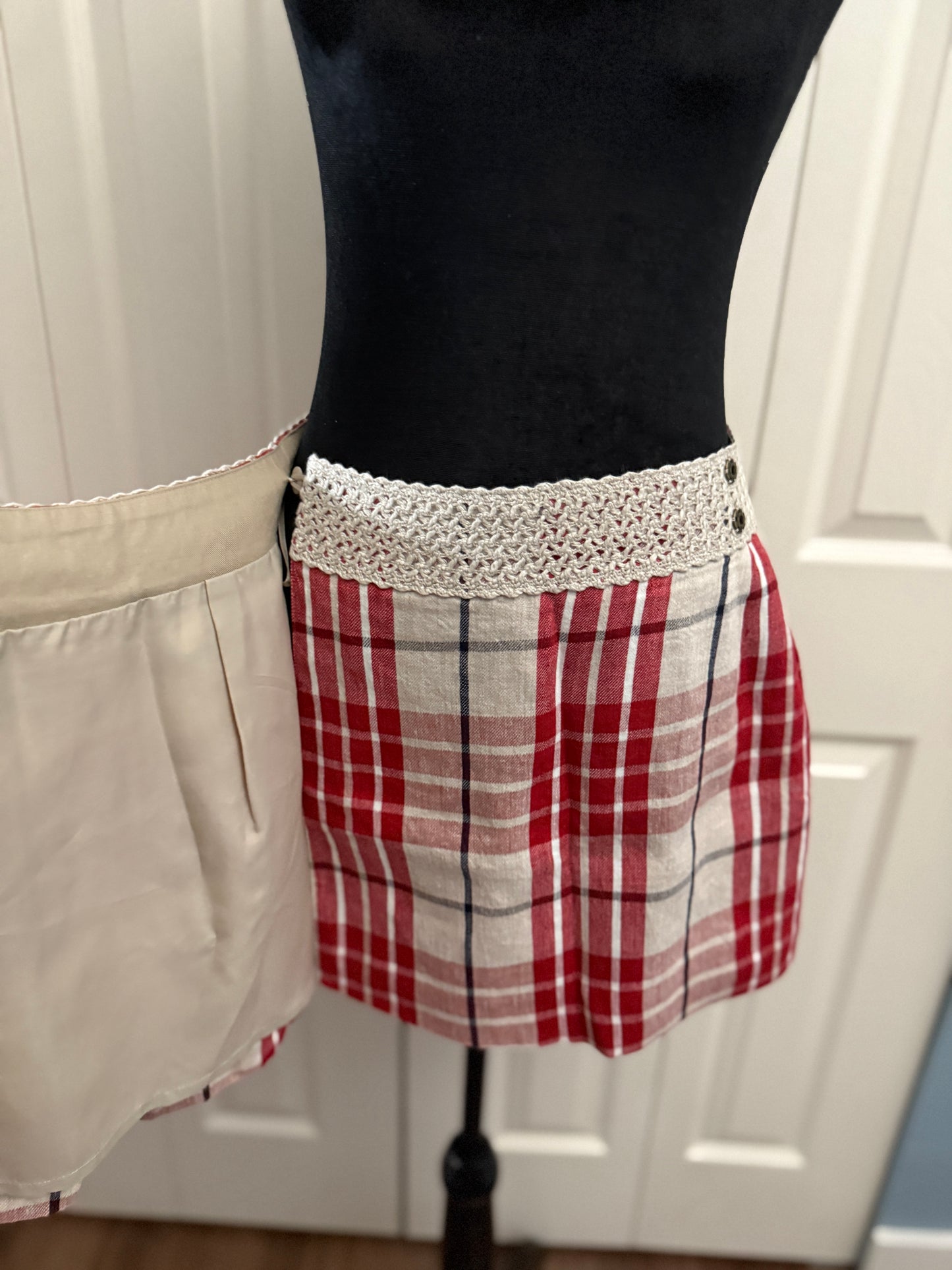 Burberry Blue Label Plaid Skirt