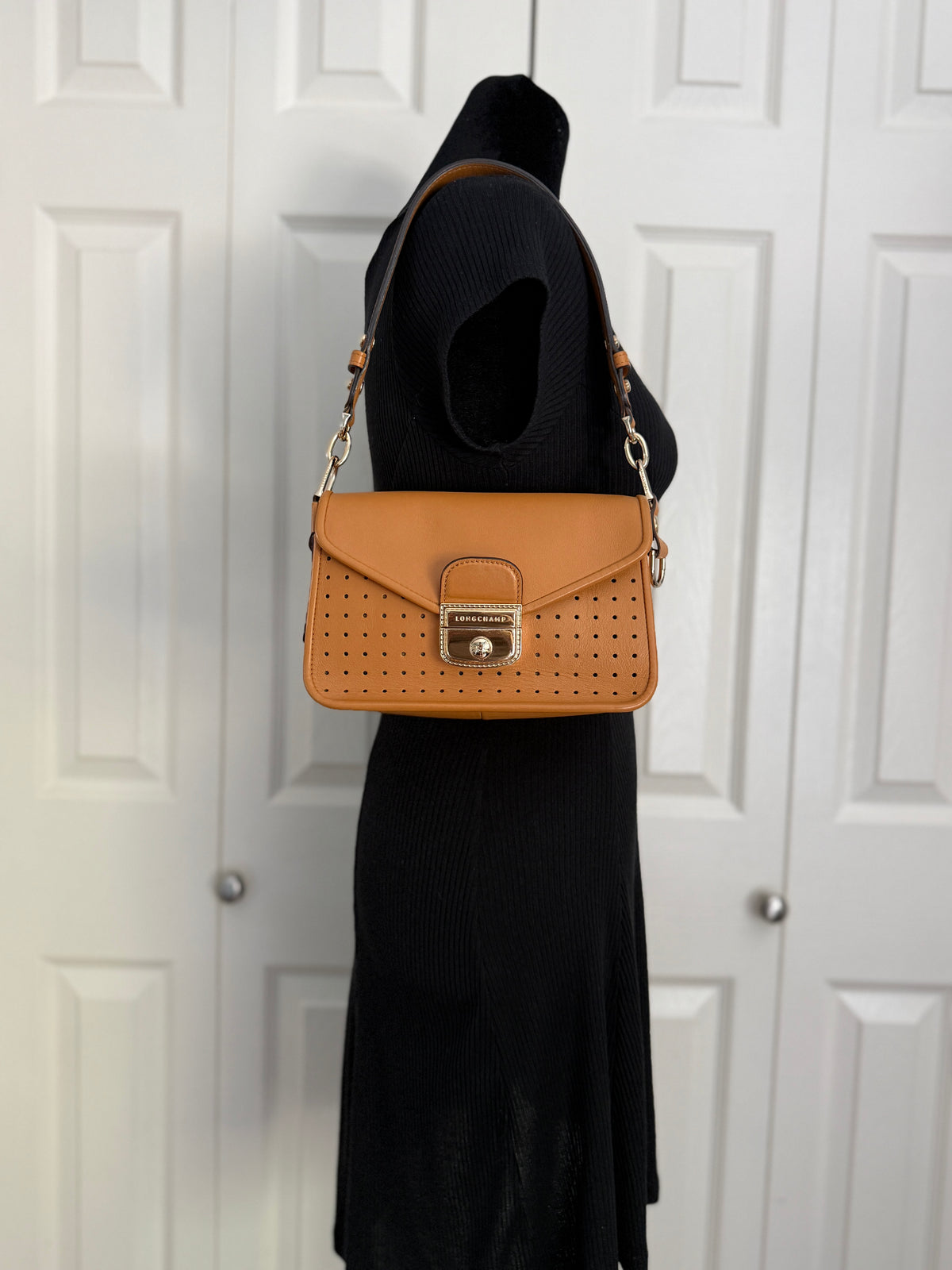 Longchamp Leather Mademoiselle 2-way Bag