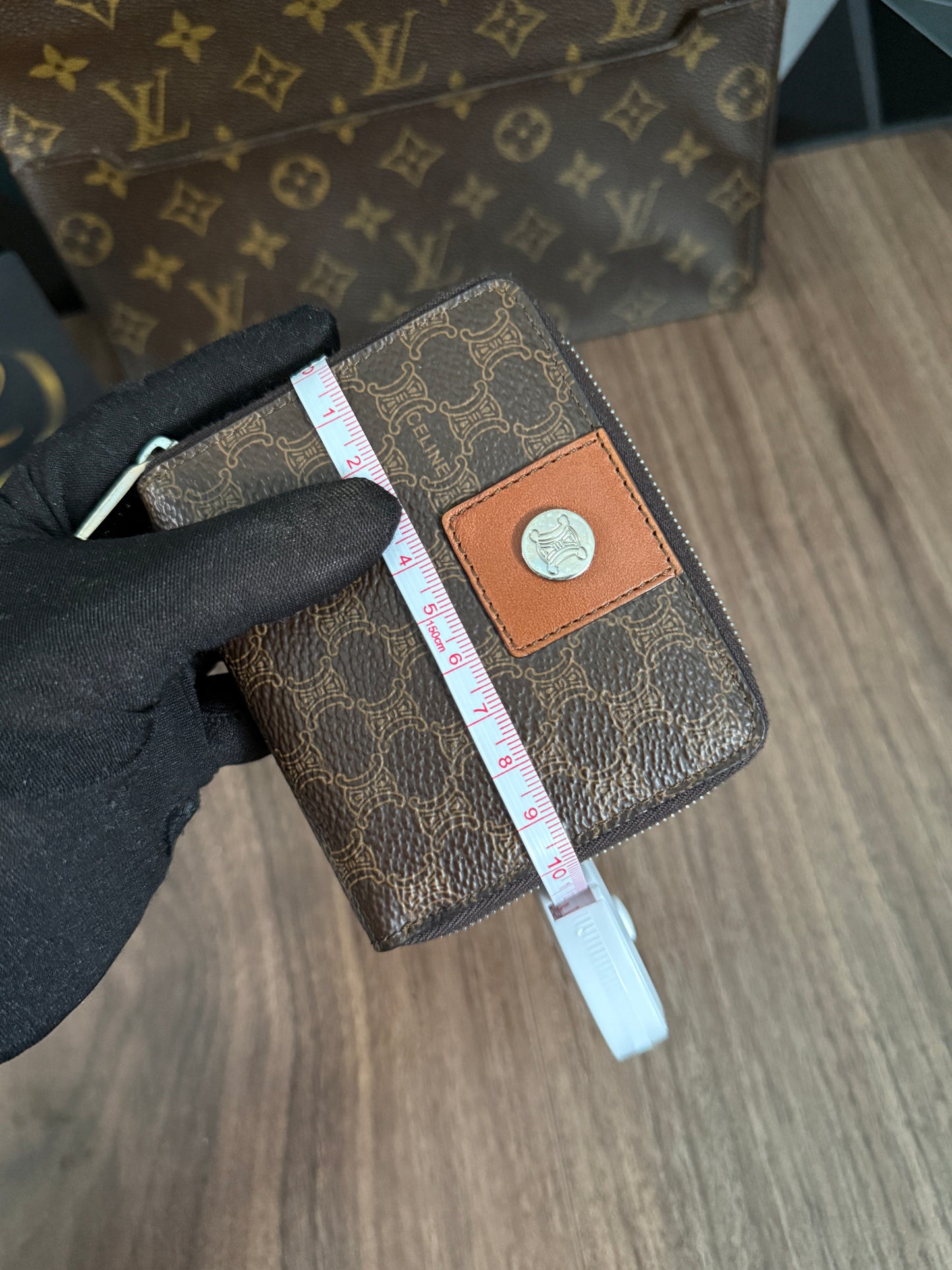 Celine Macadam Small Coin & Card Holder