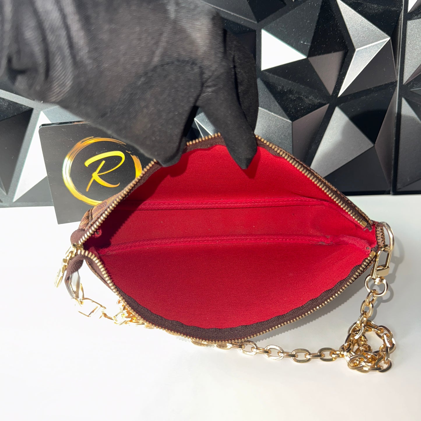 Louis Vuitton Pochette Accessoires, Damier Ebene