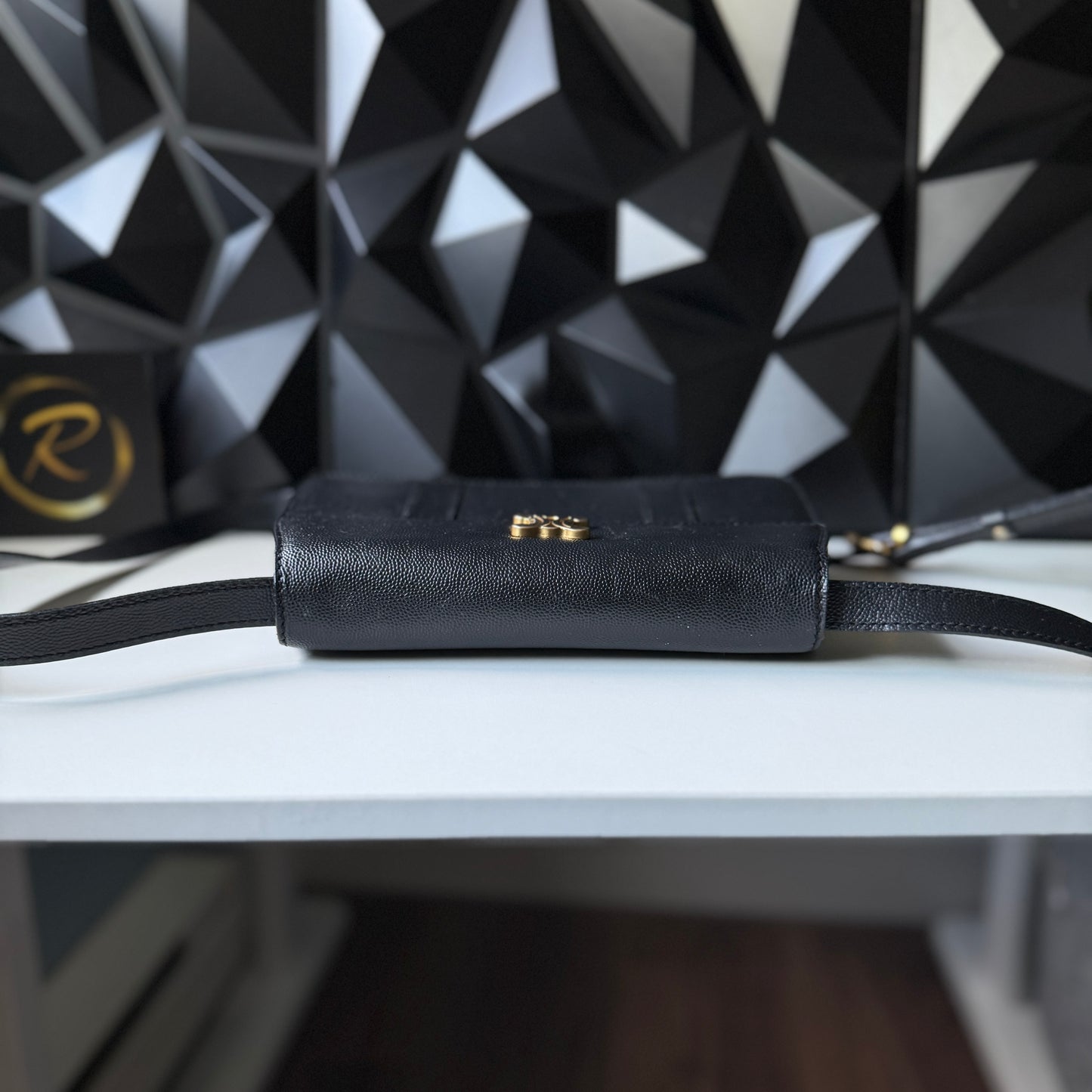 Vintage Celine Black Leather Bag