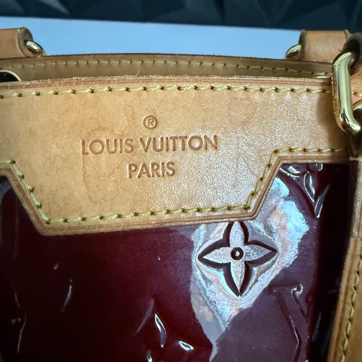 Louis Vuitton Brea MM Vernis Leather