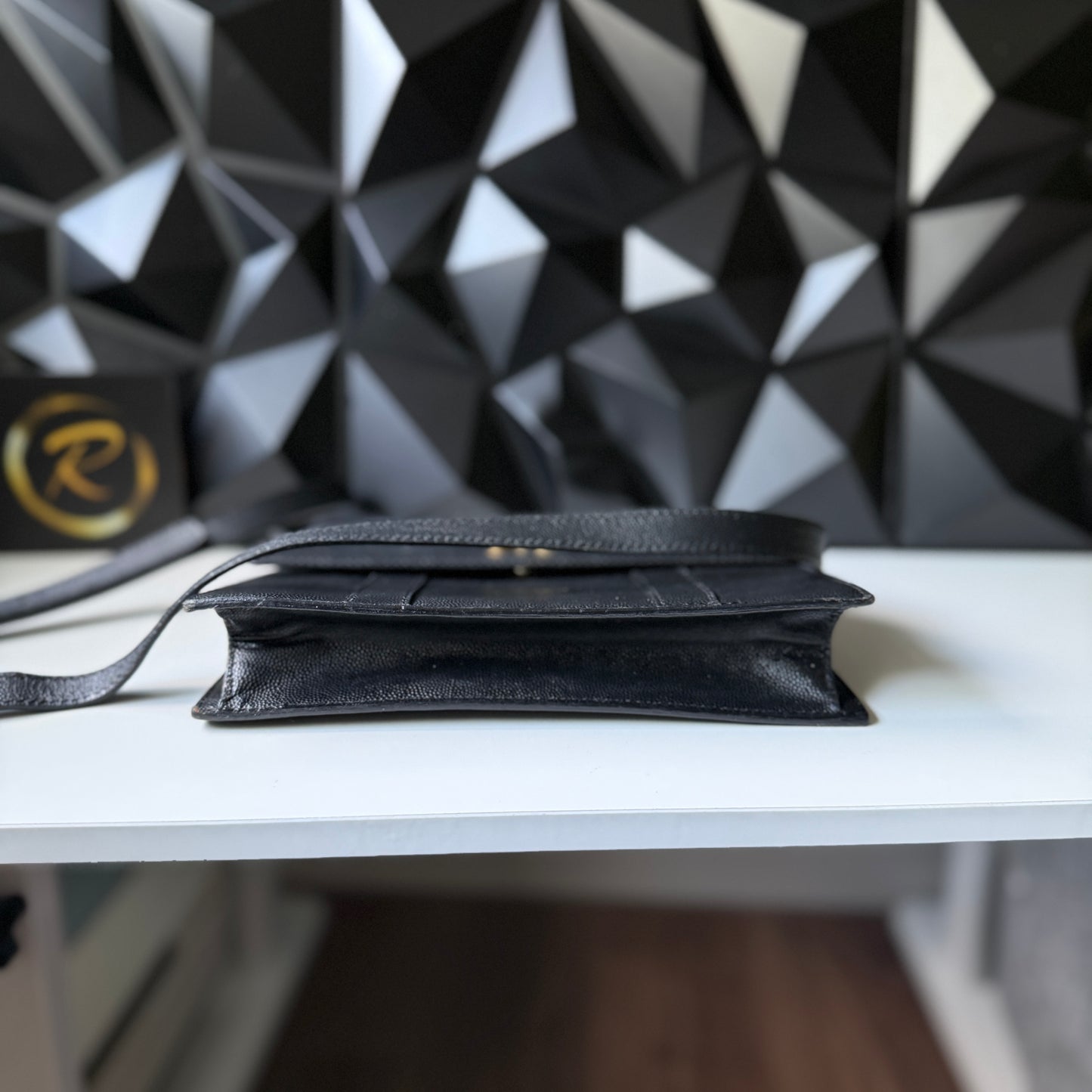 Vintage Celine Black Leather Bag