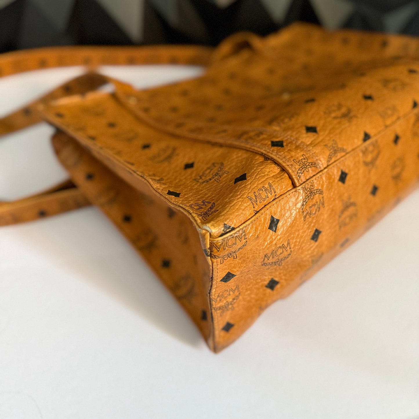 MCM Shoppers Tote Long Handle