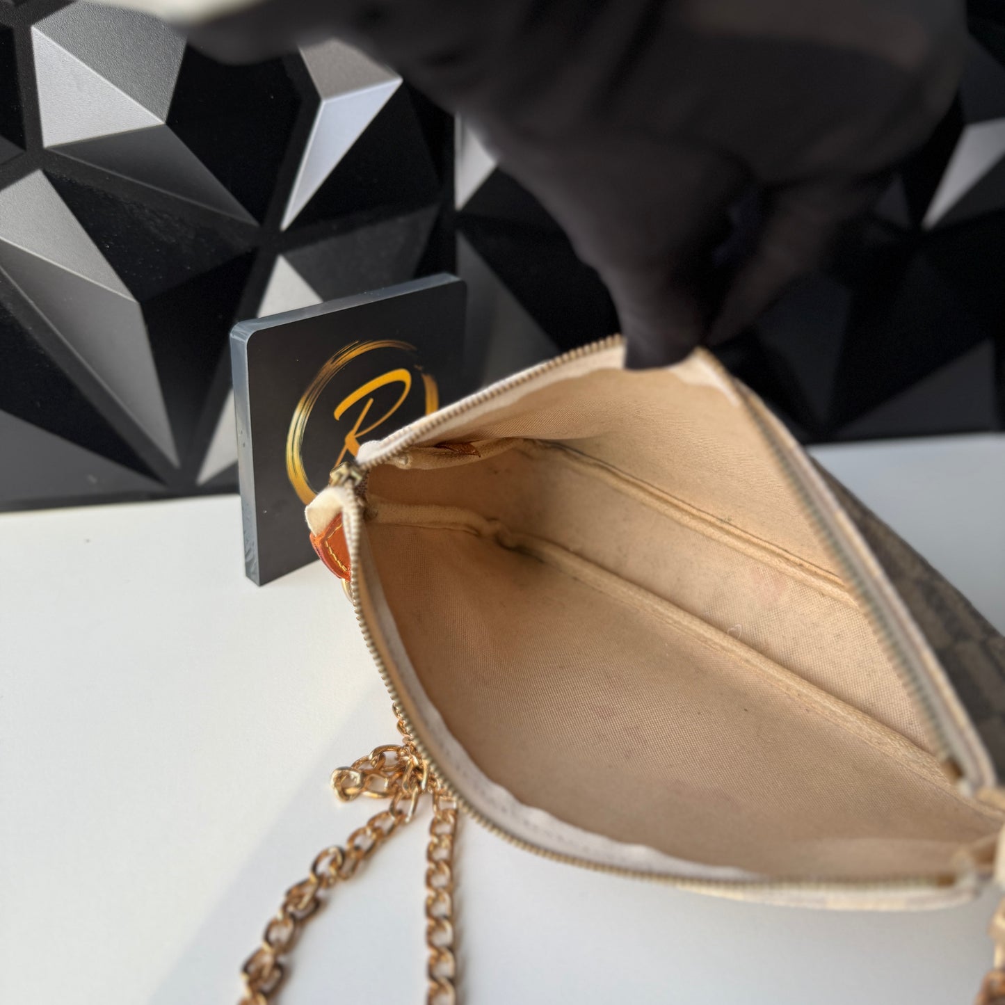 Louis Vuitton Pochette Accessoires, Damier Azur