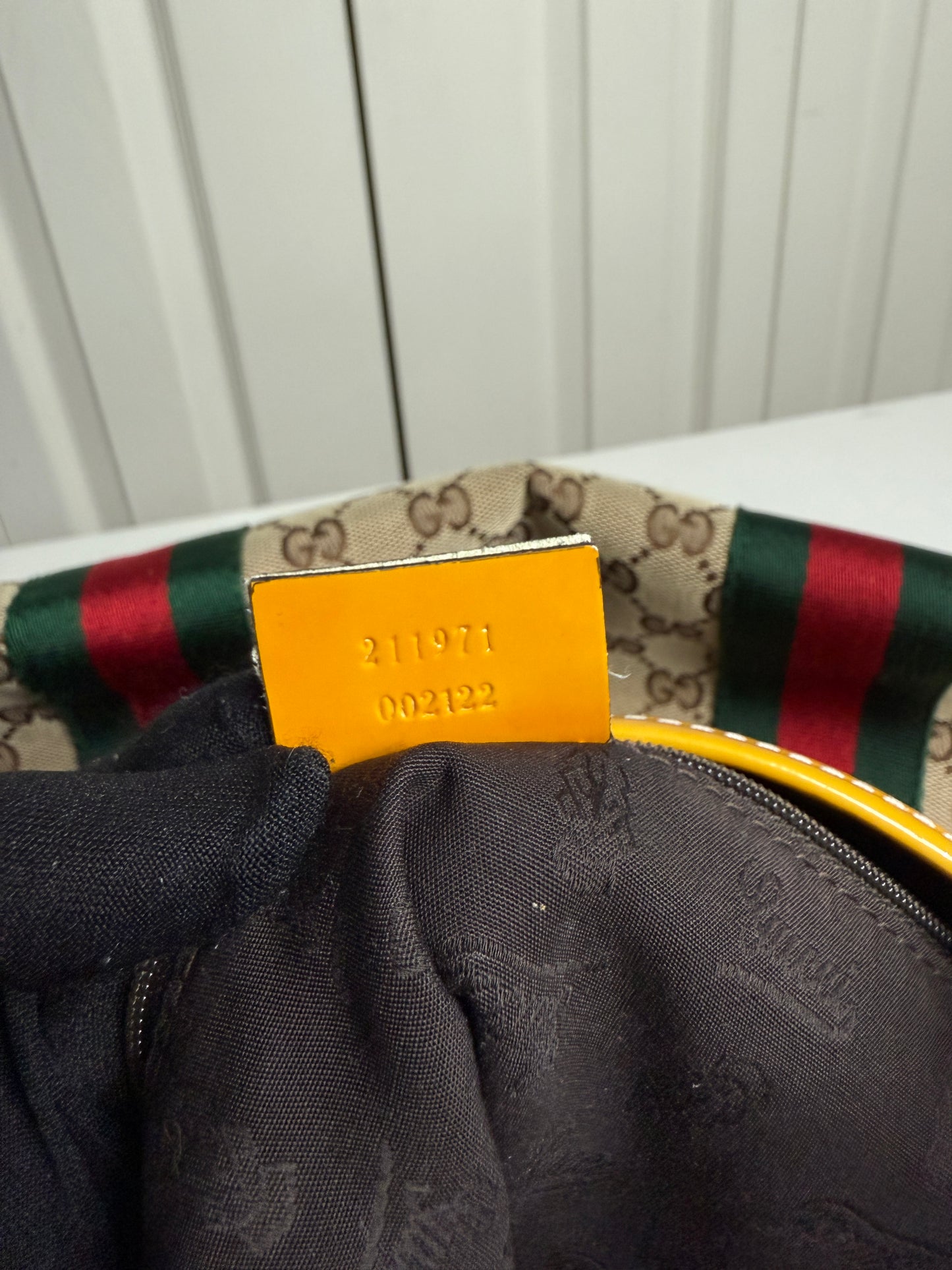 Gucci Sherry Line Canvas Tote Bag, Small