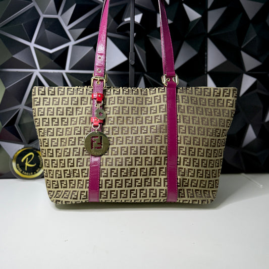 Fendi Zucchino Canvas Superstar Tote