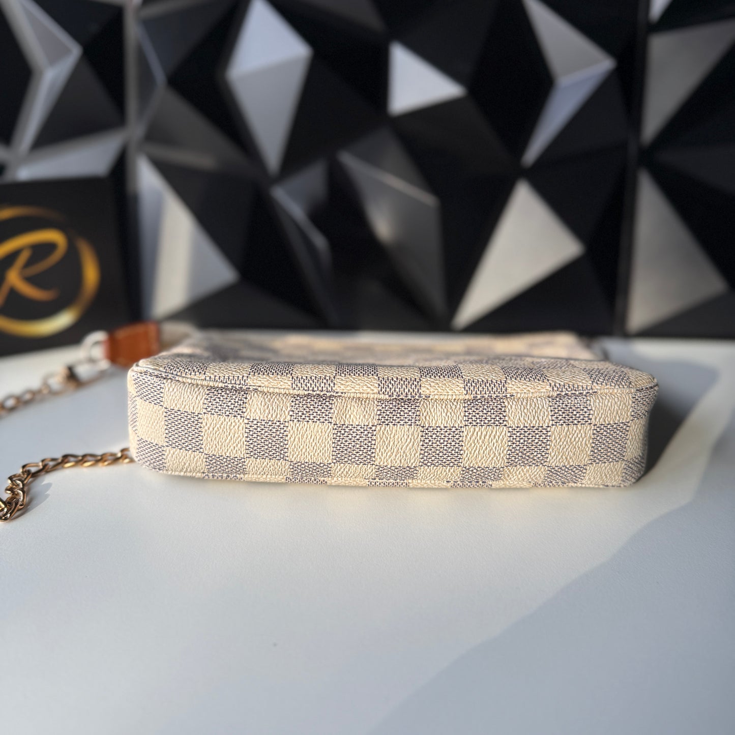 Louis Vuitton Pochette Accessoires, Damier Azur