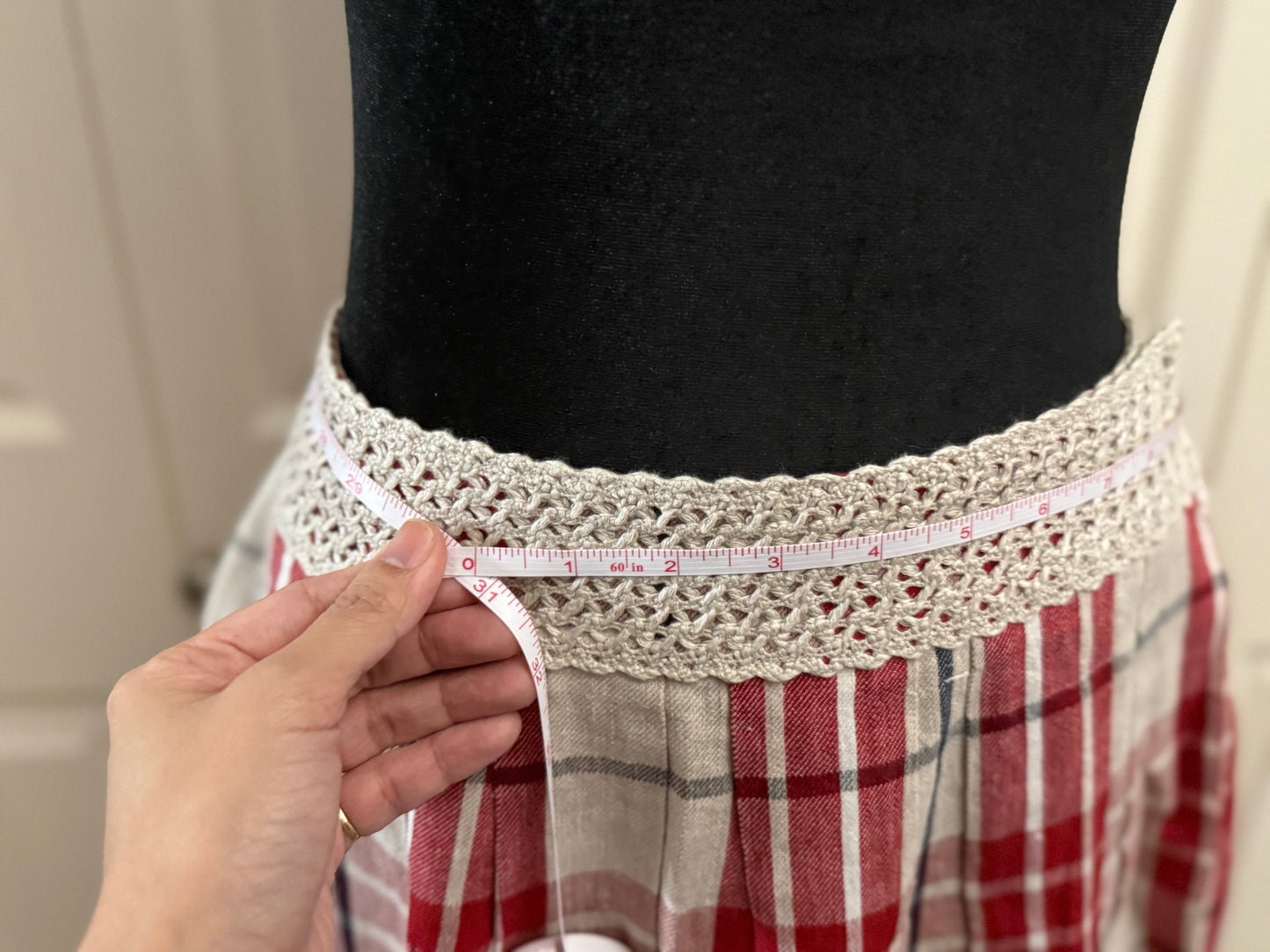 Burberry Blue Label Plaid Skirt