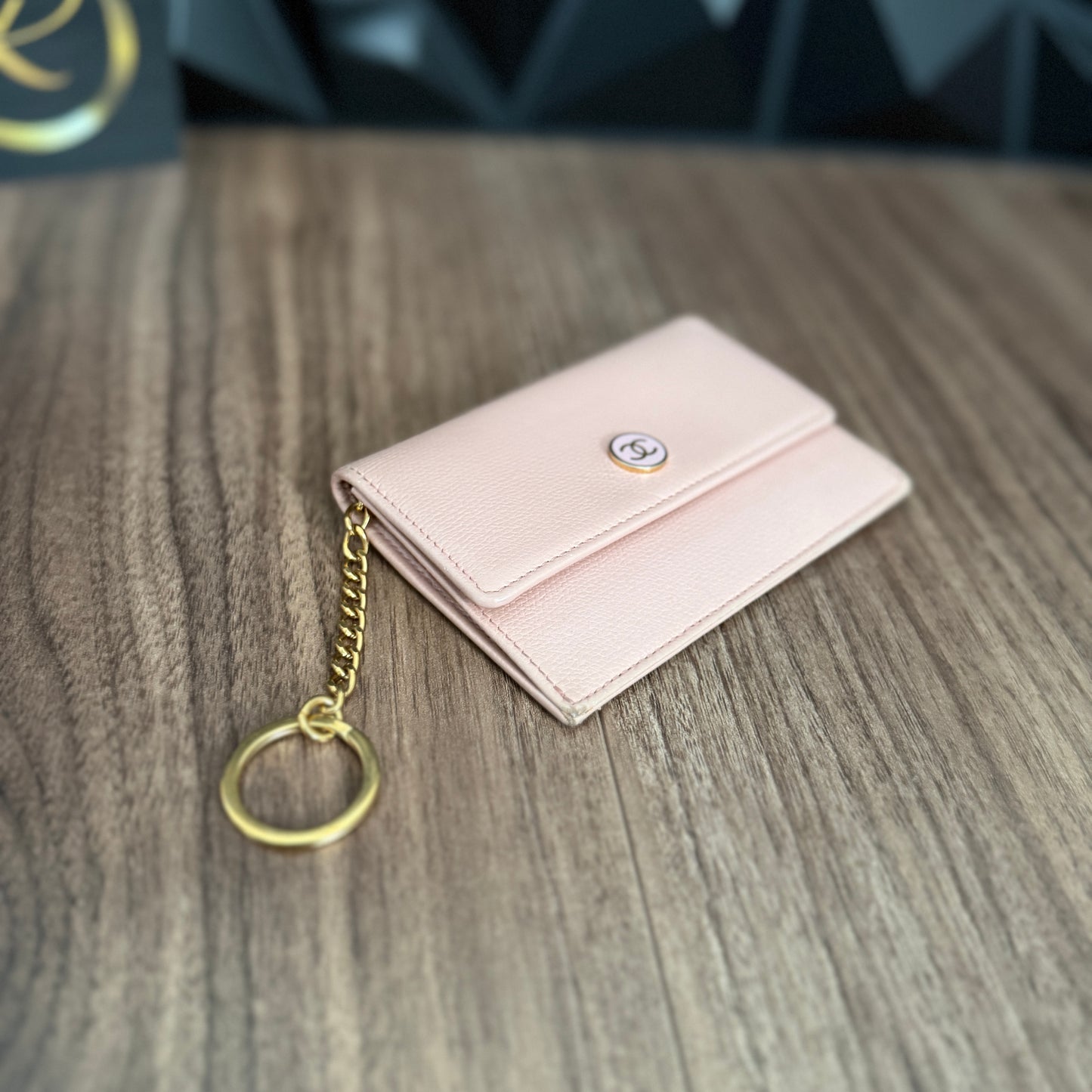 Chanel Coco Button Coin / Card / Key Cles