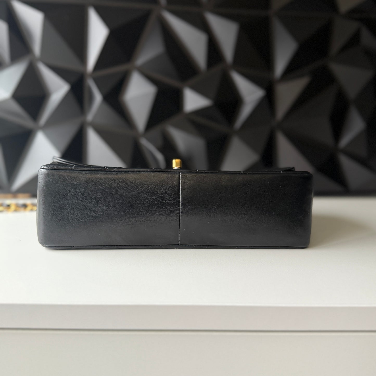 Chanel Vintage Diana – Lambskin, Medium Black 24K GHW