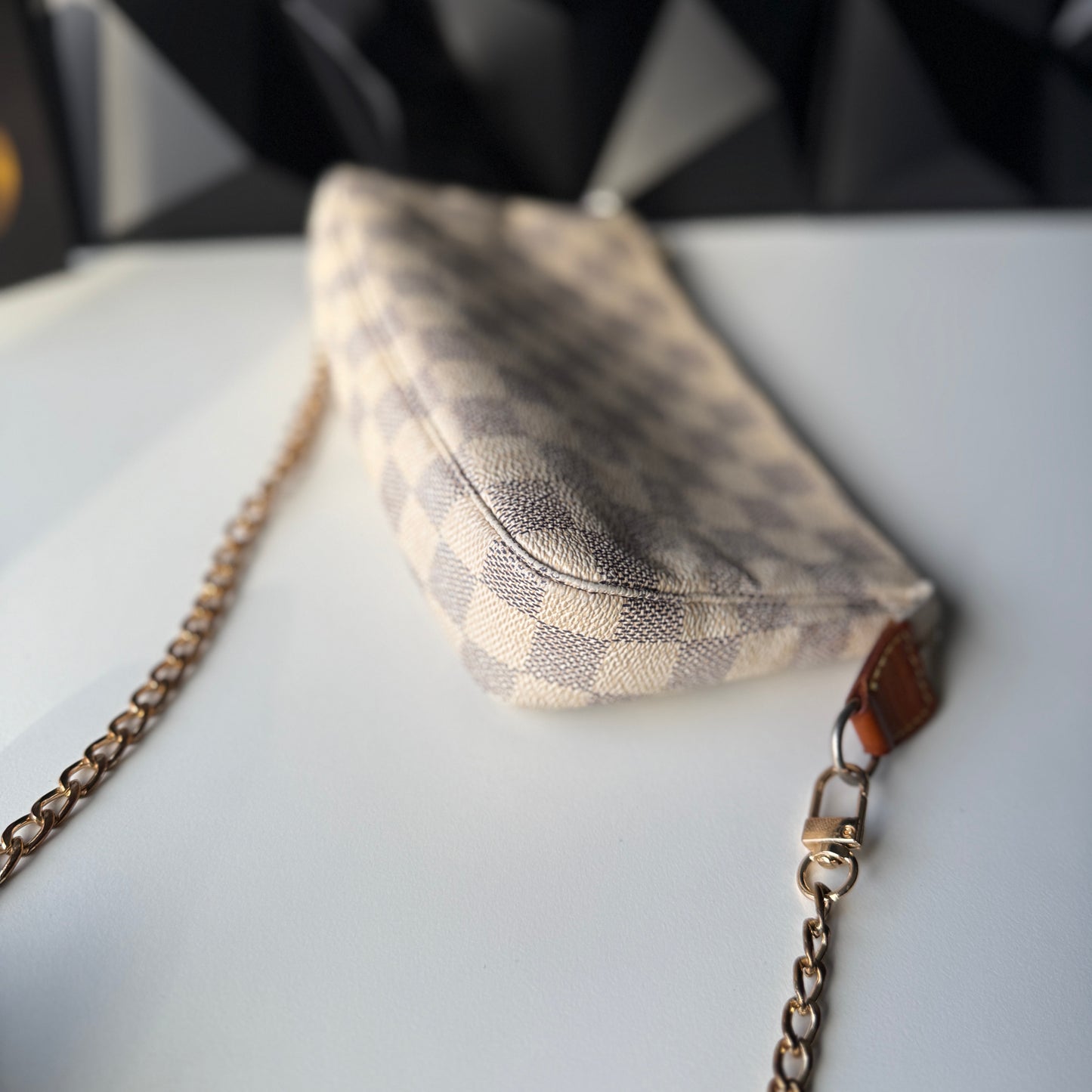 Louis Vuitton Pochette Accessoires, Damier Azur