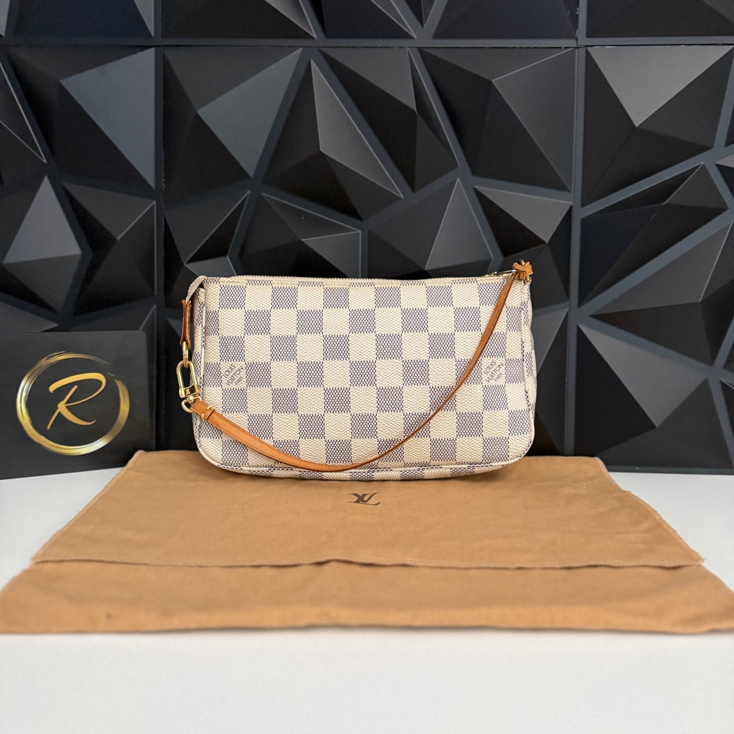 Louis Vuitton Pochette Accessoires, Damier Azur