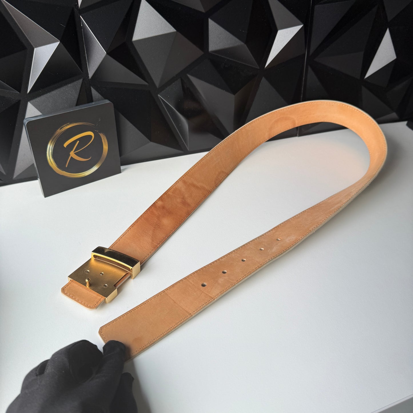 Louis Vuitton Belt, Damier Azur