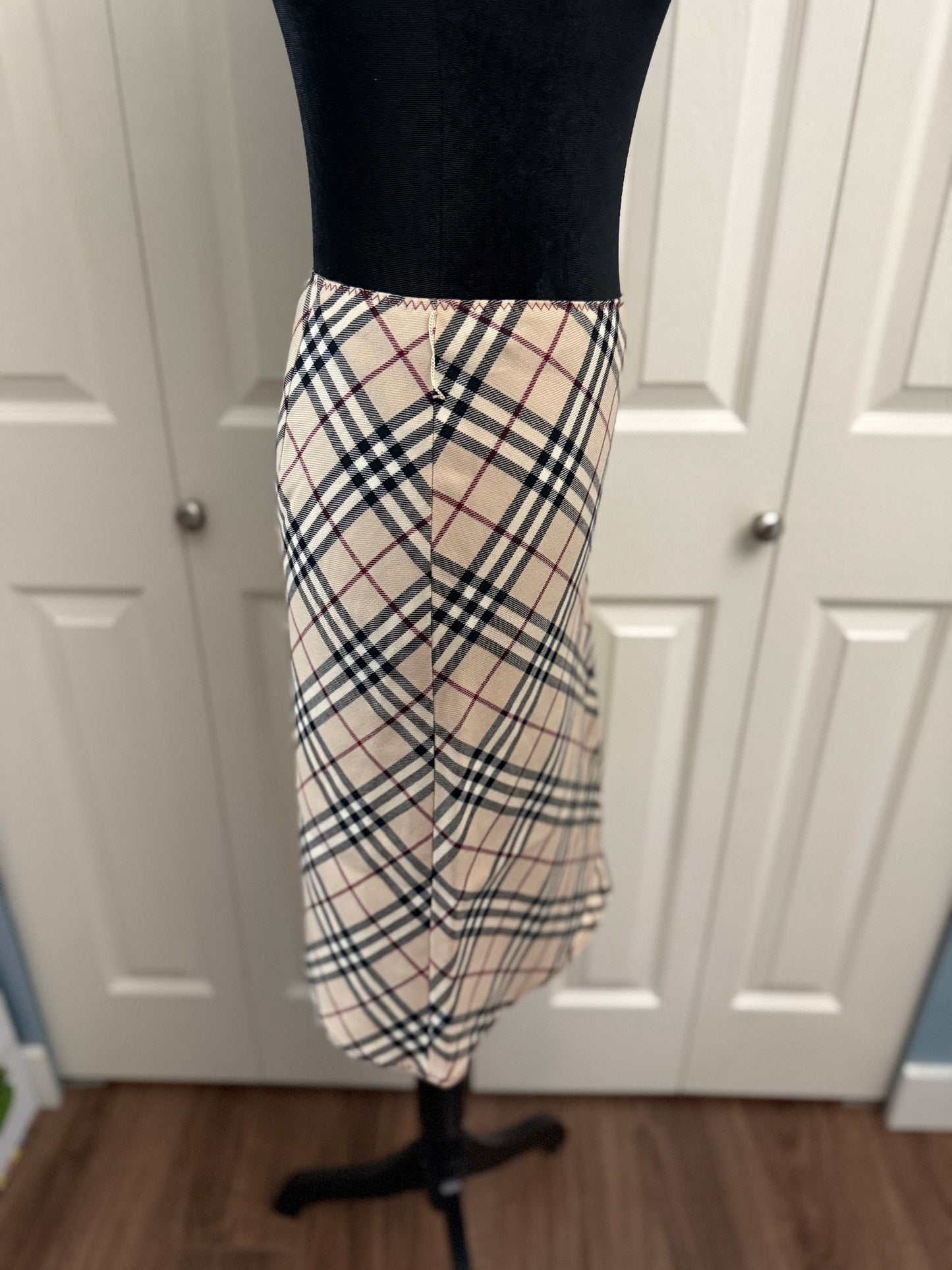 Burberry Blue Label Plaid Skirt