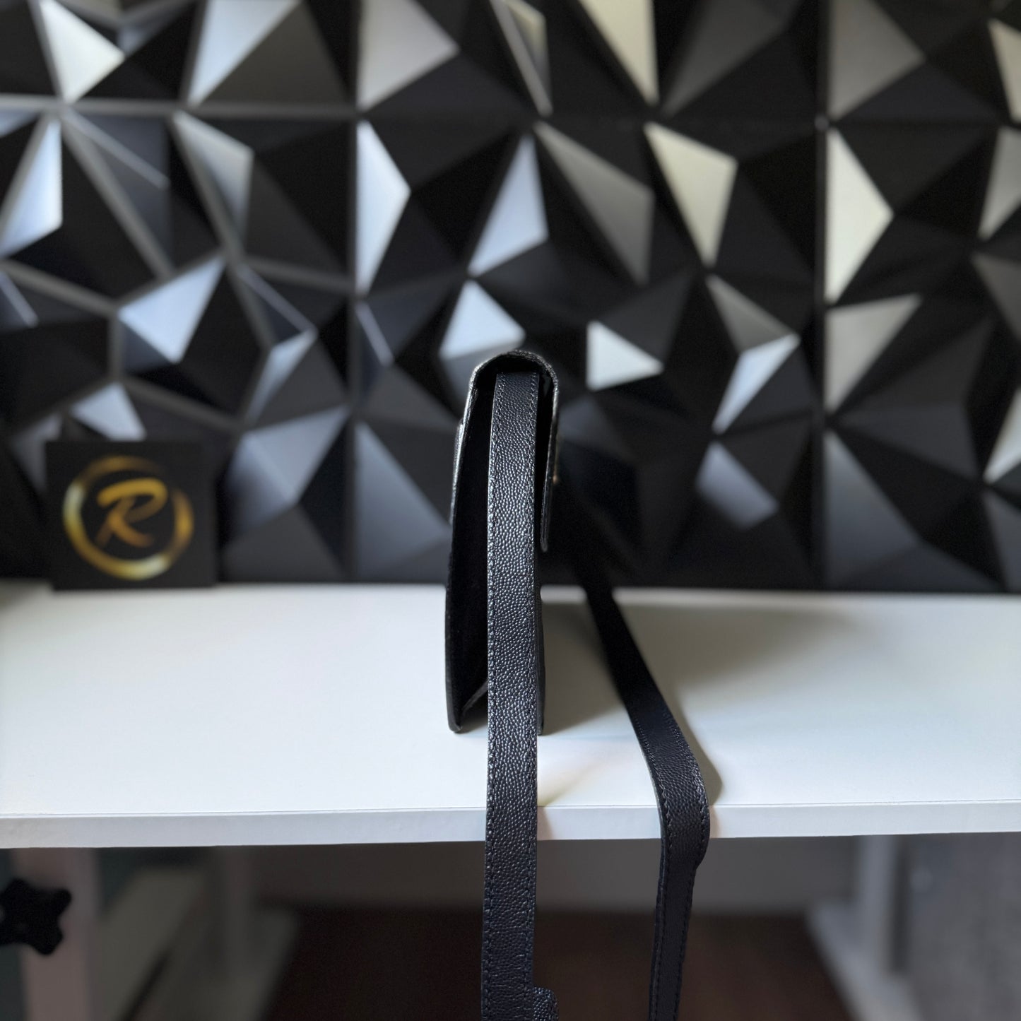 Vintage Celine Black Leather Bag