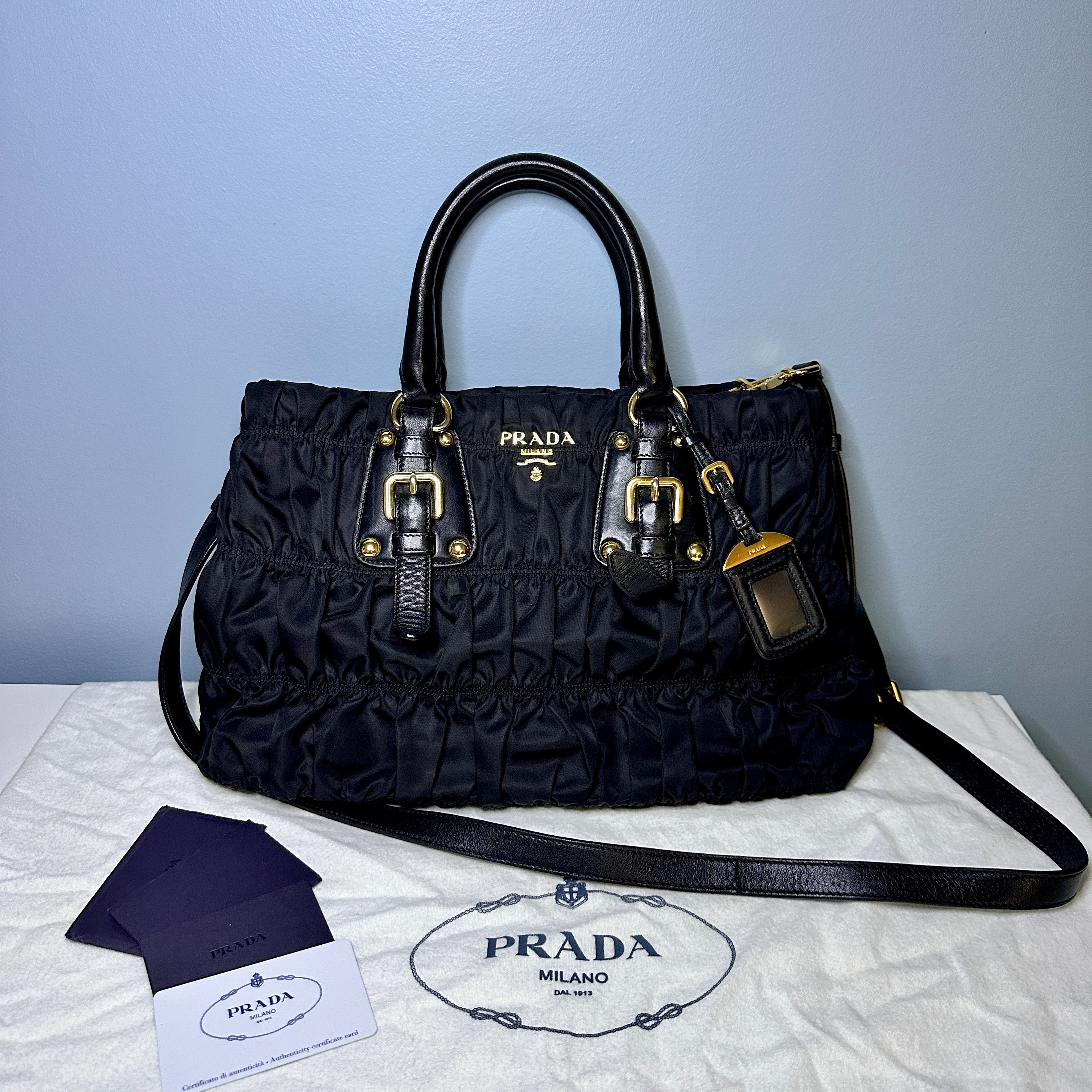 Prada Tessuto Nylon Gaufre 2-way – reLuxedCA