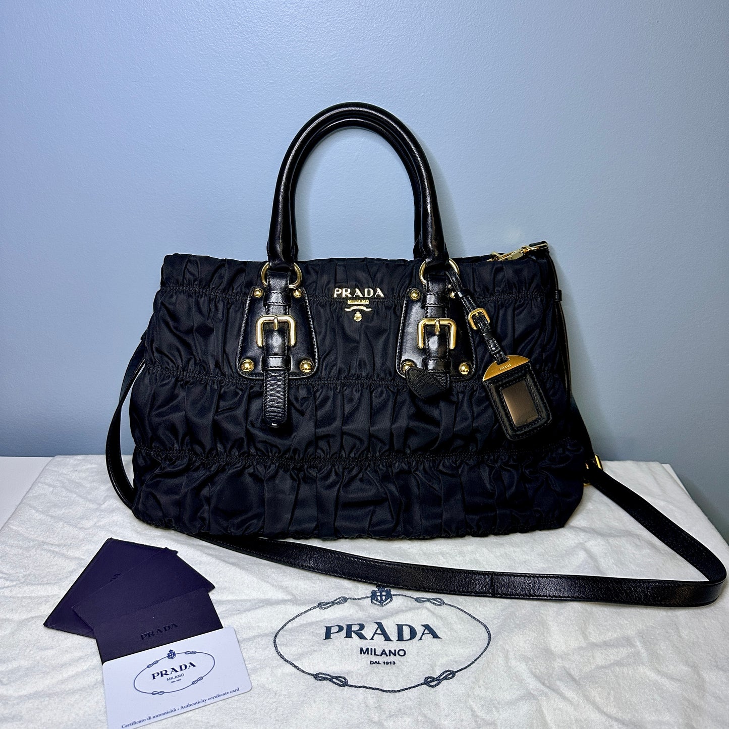 Prada Tessuto Nylon Gaufre 2-way