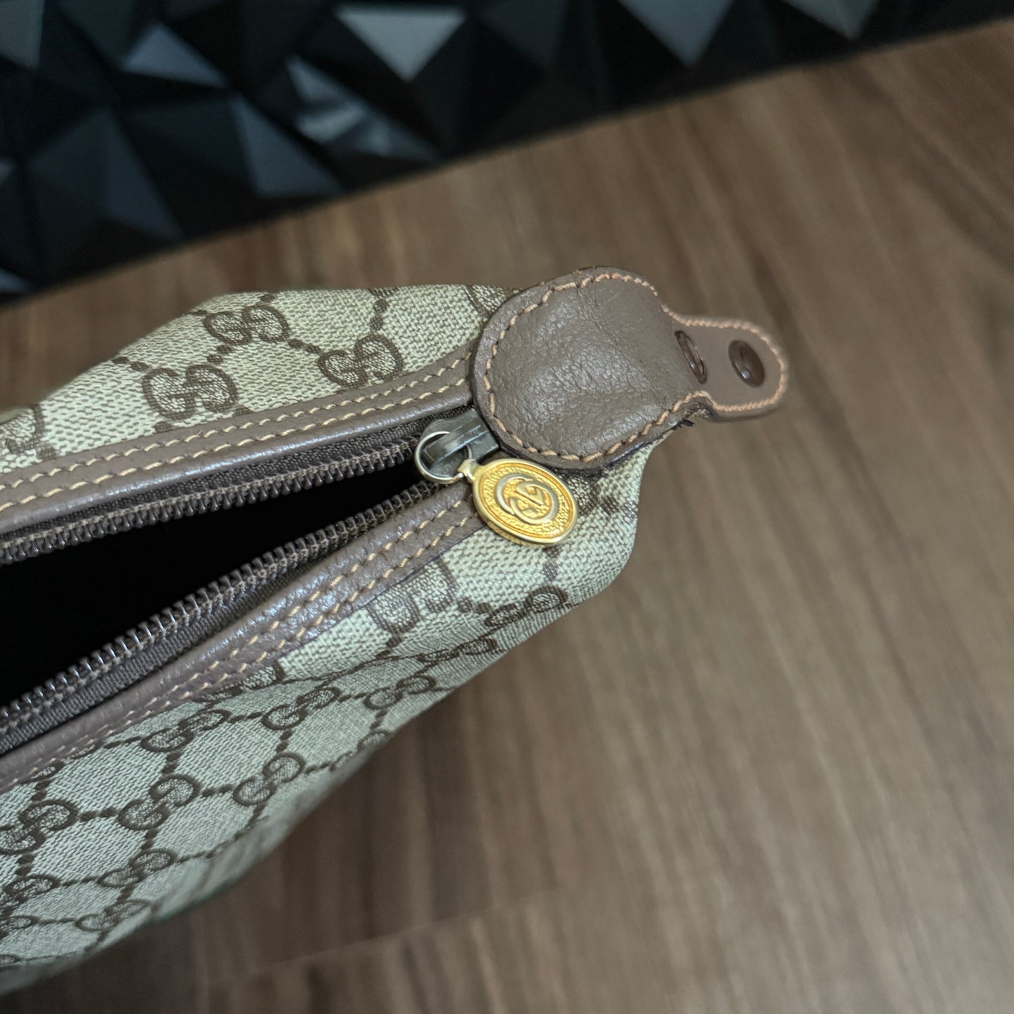 Gucci XL Sherry Line Tote Bag
