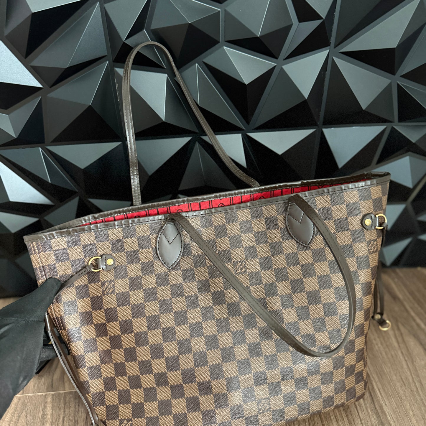 Louis Vuitton Neverfull MM, Damier Ebene