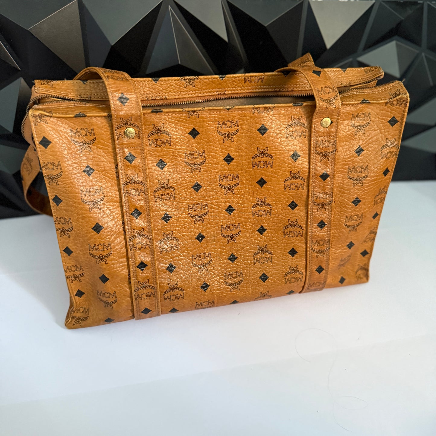 MCM Shoppers Tote Long Handle