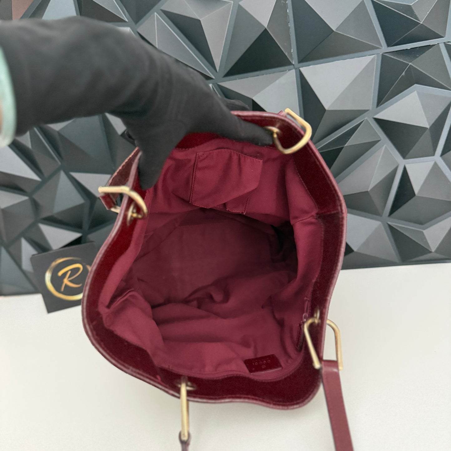 Gucci Canvas Eclipse Tote Bag