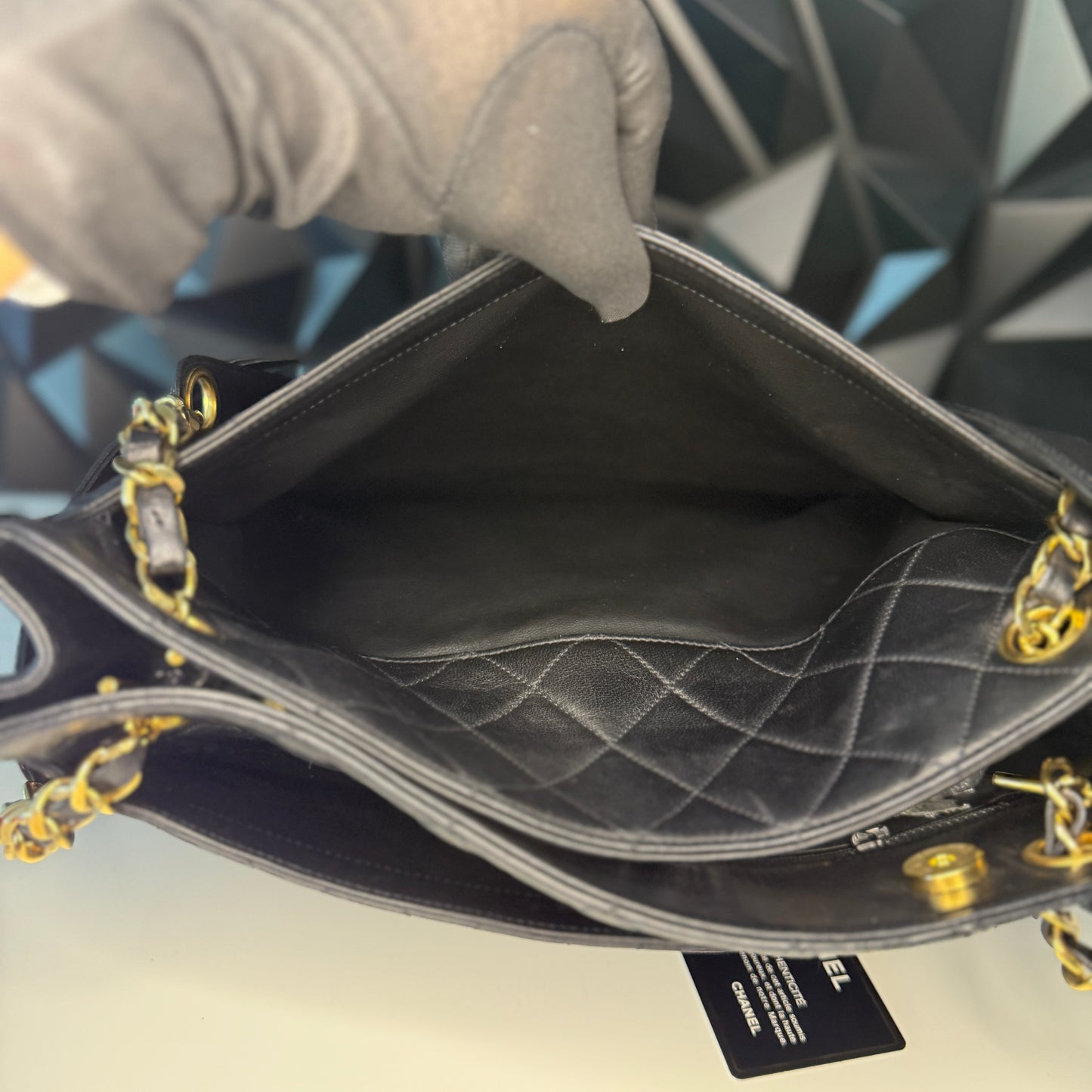 Chanel Lambskin Quilted Shoulder Bag