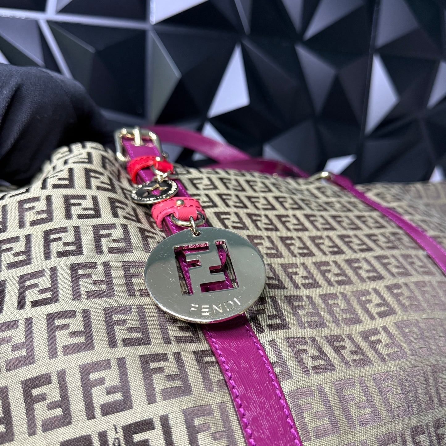 Fendi Zucchino Canvas Superstar Tote