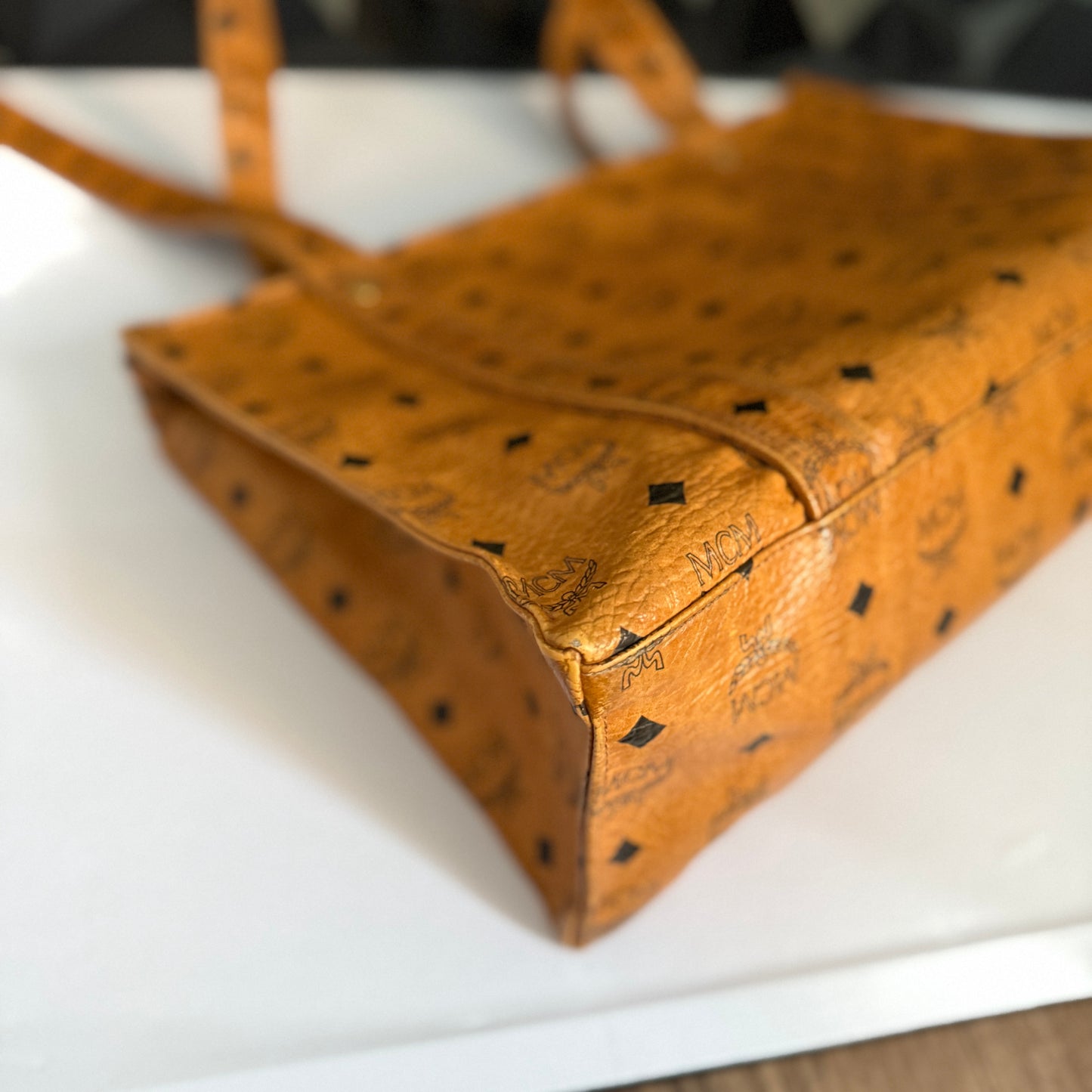 MCM Shoppers Tote Long Handle