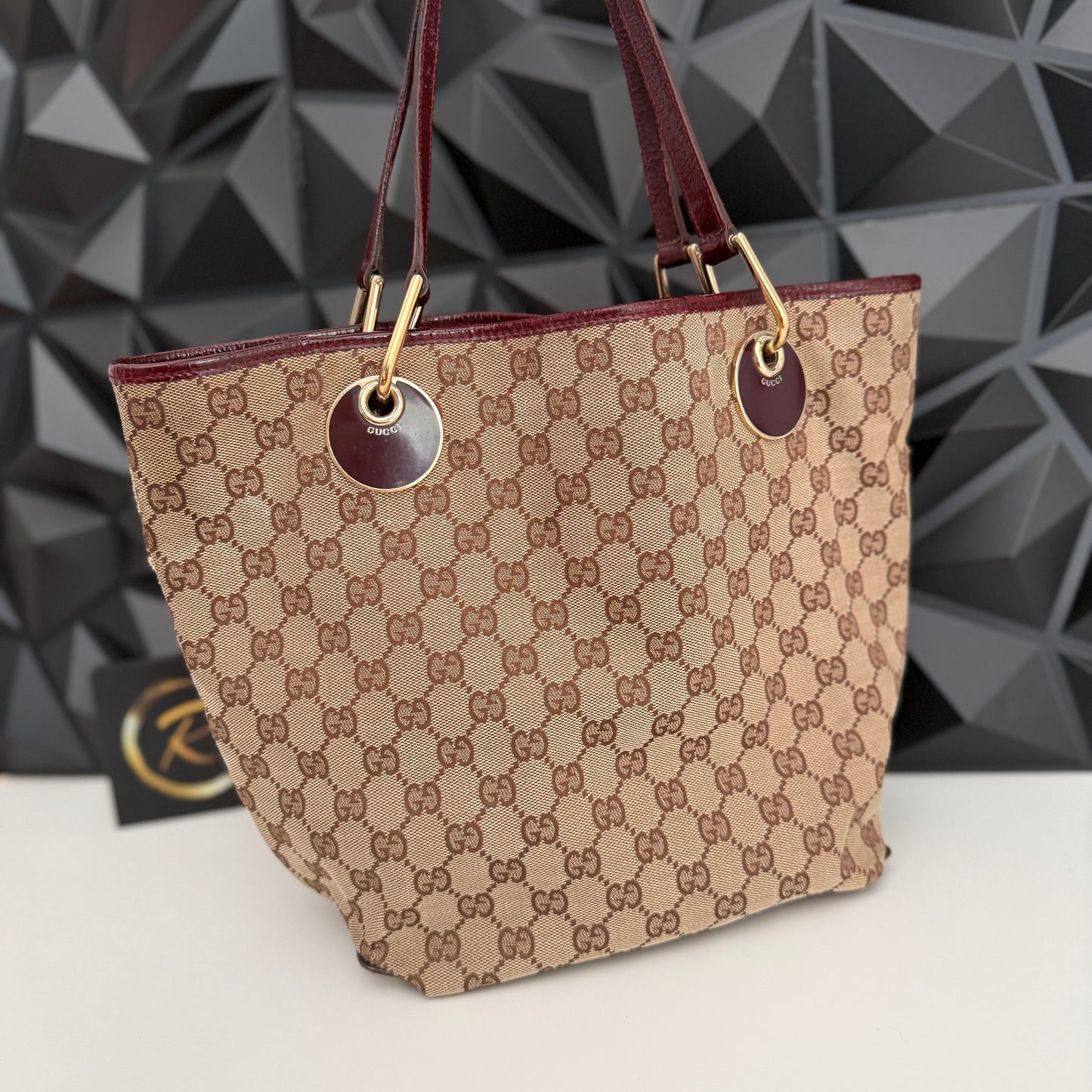 Gucci Canvas Eclipse Tote Bag