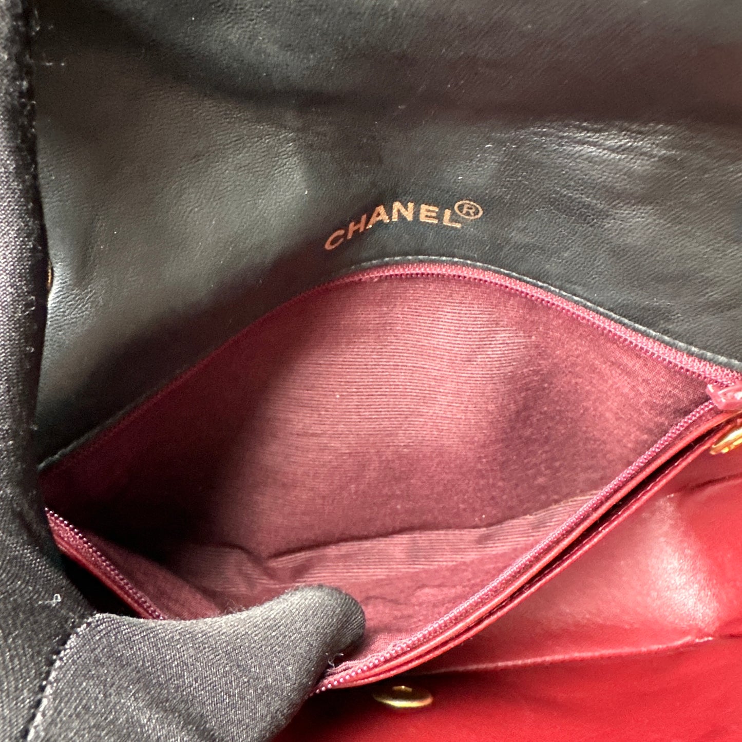 Chanel Vintage Diana – Lambskin, Medium Black 24K GHW