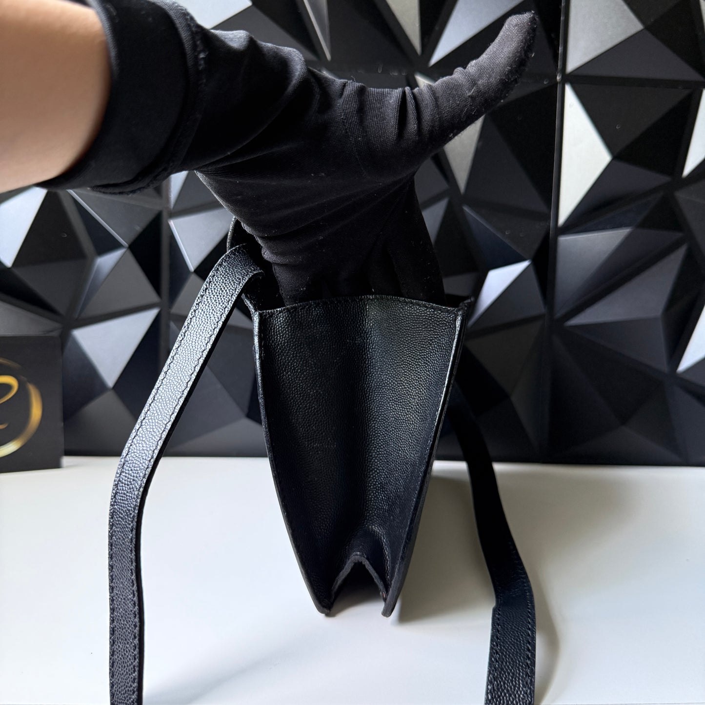 Vintage Celine Black Leather Bag
