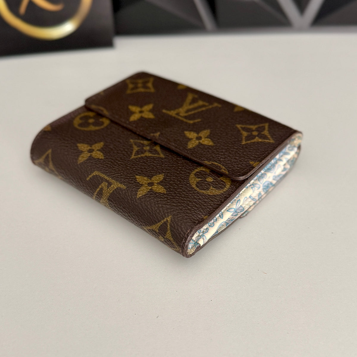 Limited Edition Louis Vuitton Fleuri Collection Elise Compact Wallet