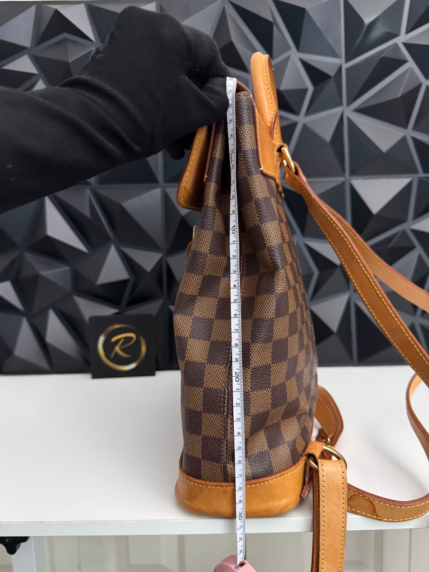 Limited Edition 100th Anniversary Centenaire Damier Ebene Soho backpack