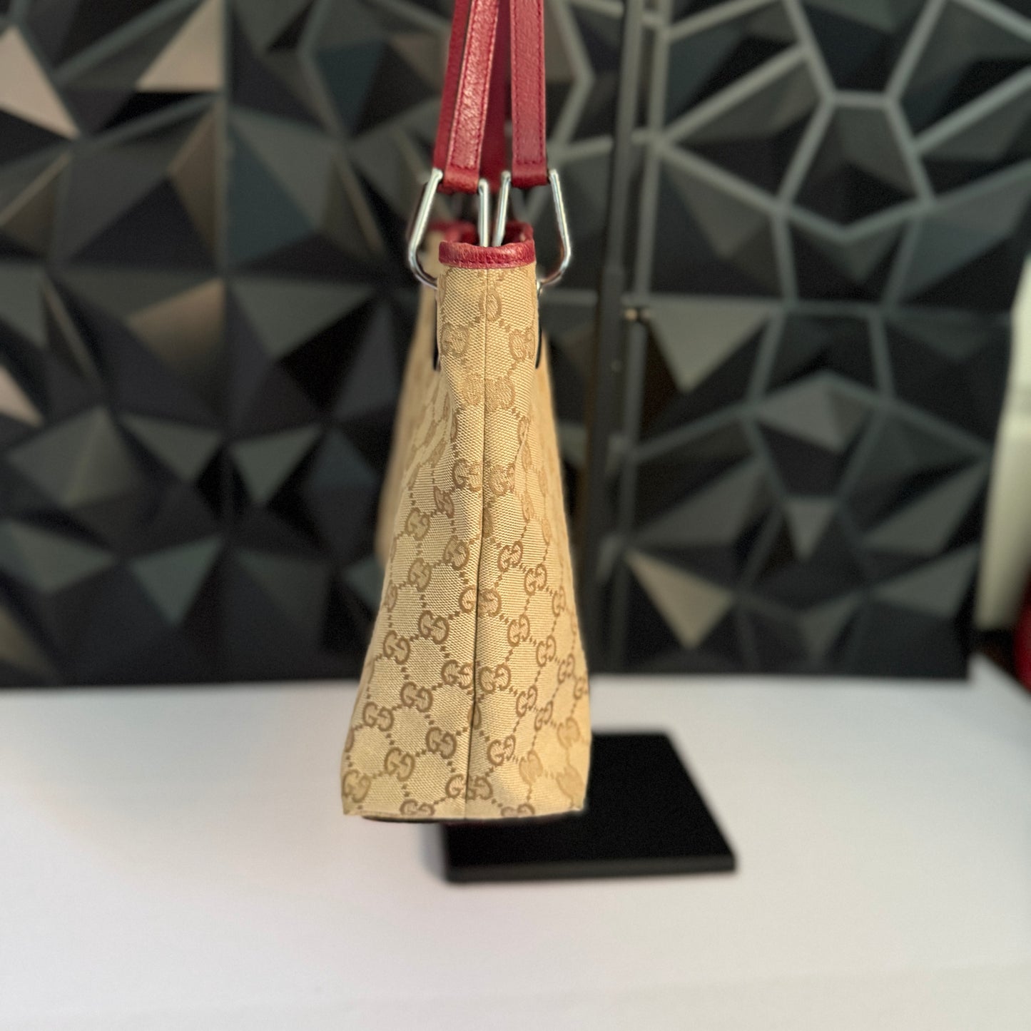 Gucci Canvas Eclipse Tote / Shoulder Bag