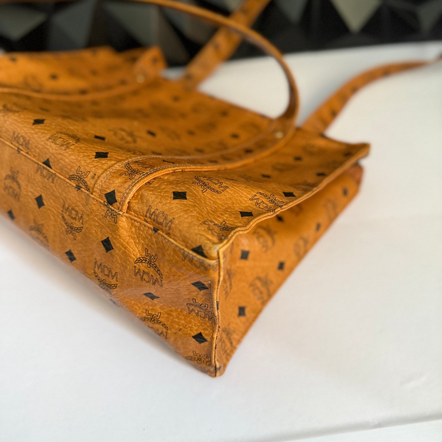 MCM Shoppers Tote Long Handle