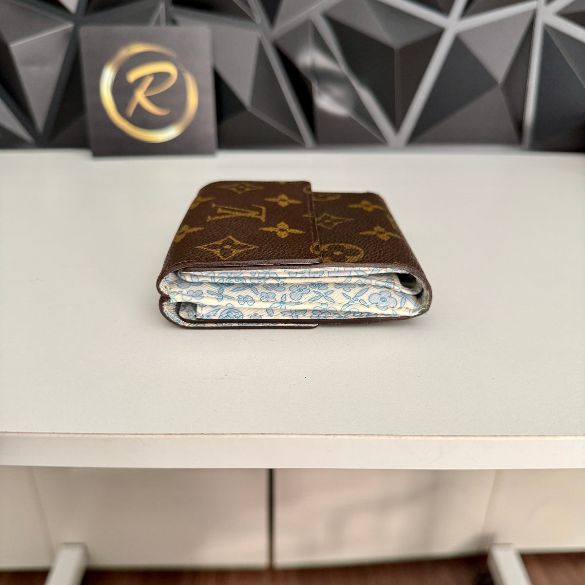 Limited Edition Louis Vuitton Fleuri Collection Elise Compact Wallet