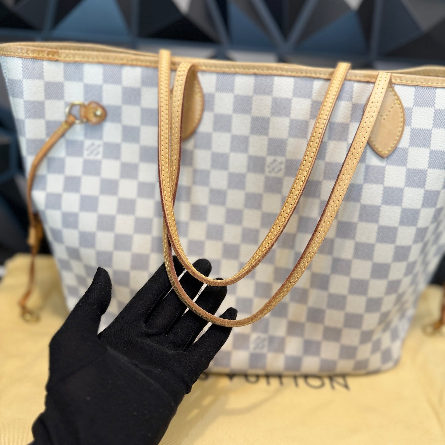 Louis Vuitton Neverfull MM Damier Azur