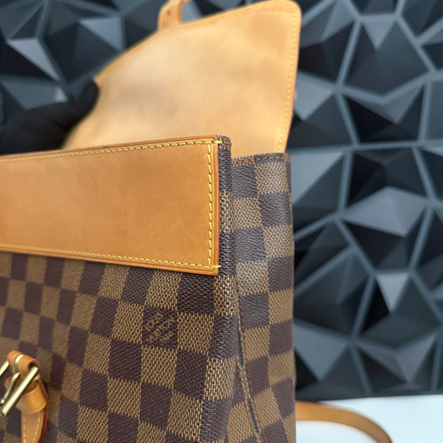Limited Edition 100th Anniversary Centenaire Damier Ebene Soho backpack
