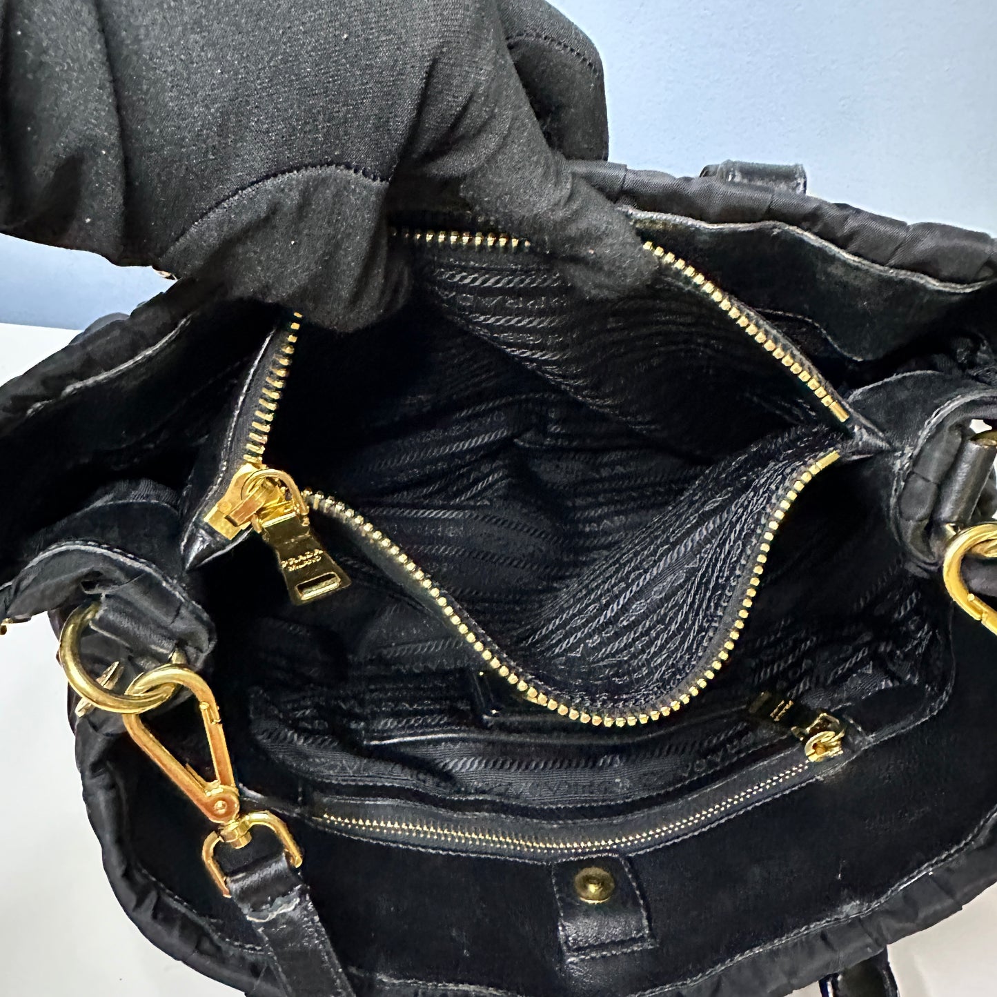 Prada Tessuto Nylon Gaufre 2-way