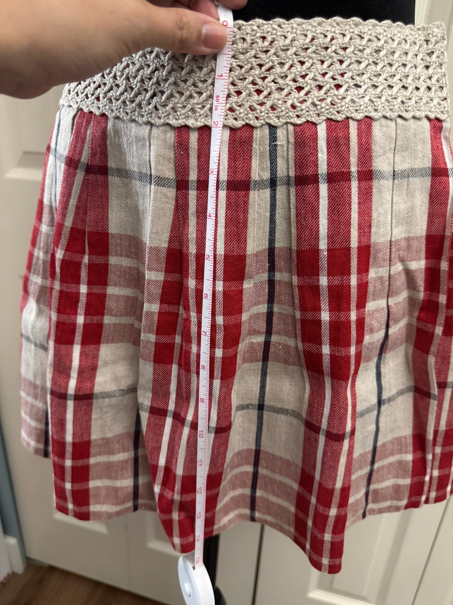 Burberry Blue Label Plaid Skirt