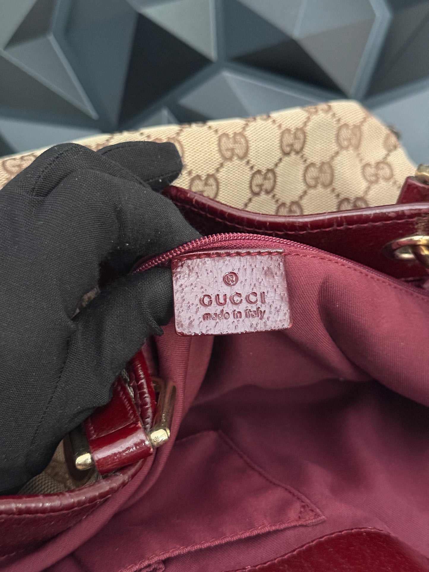 Gucci Canvas Eclipse Tote Bag