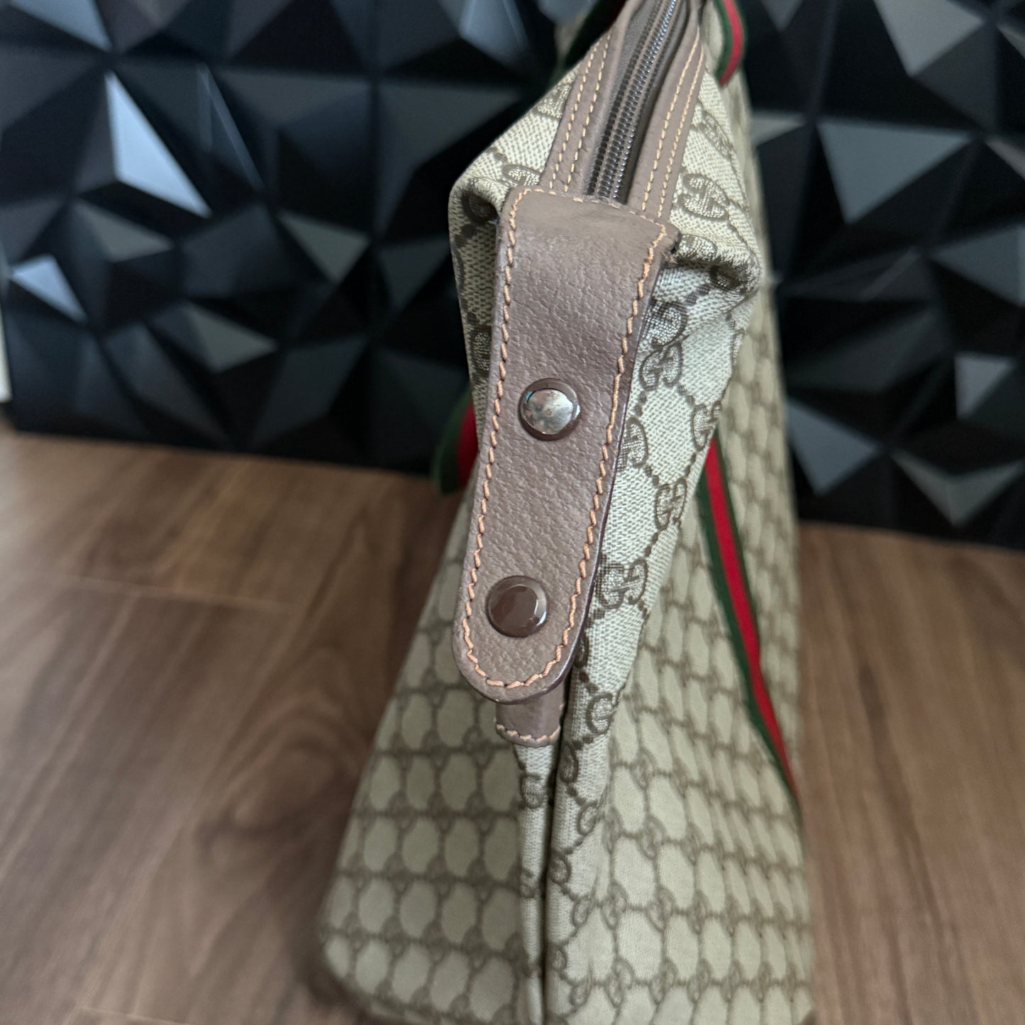 Gucci XL Sherry Line Tote Bag