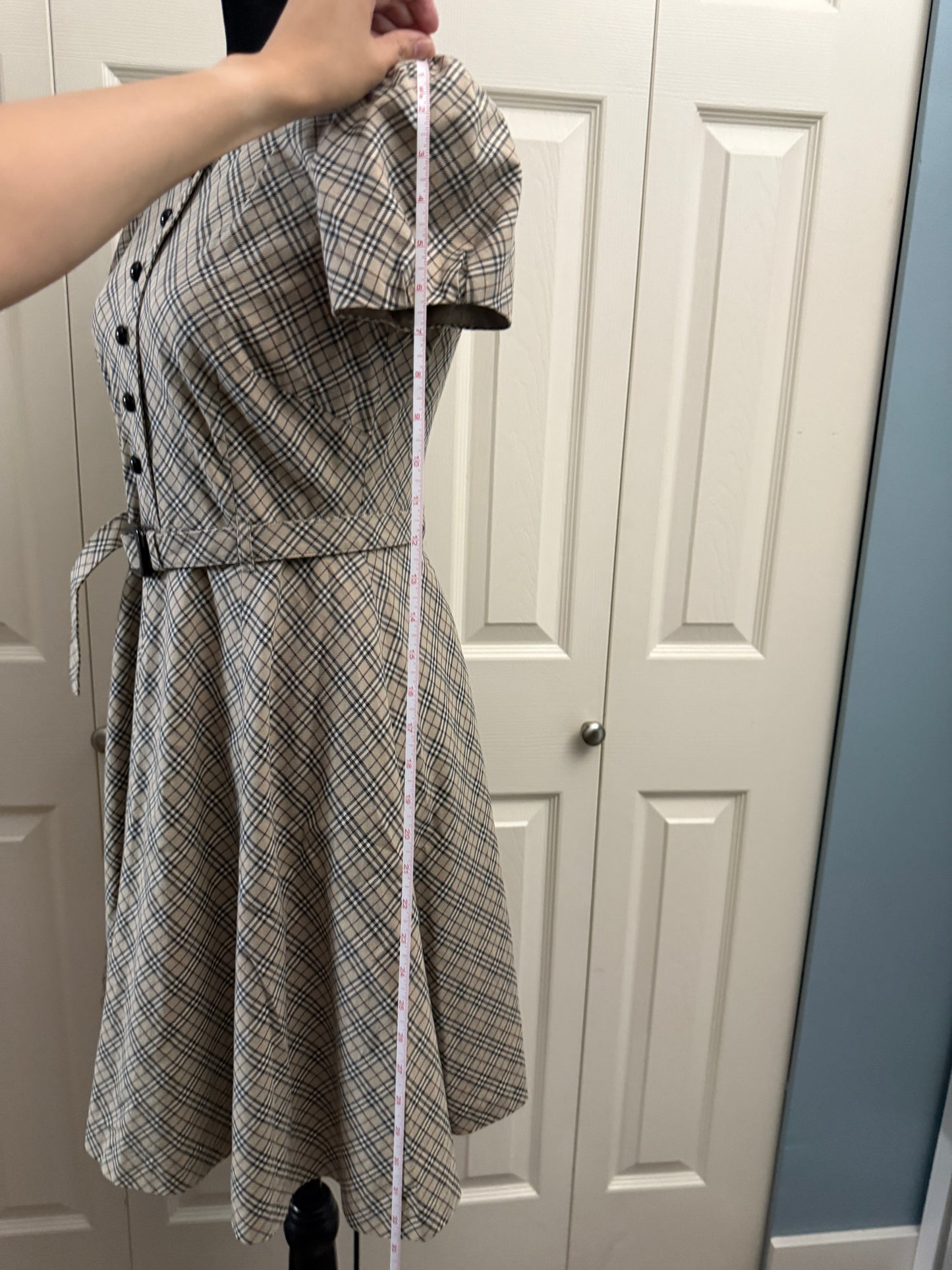 Burberry Blue Label Plaid Dress