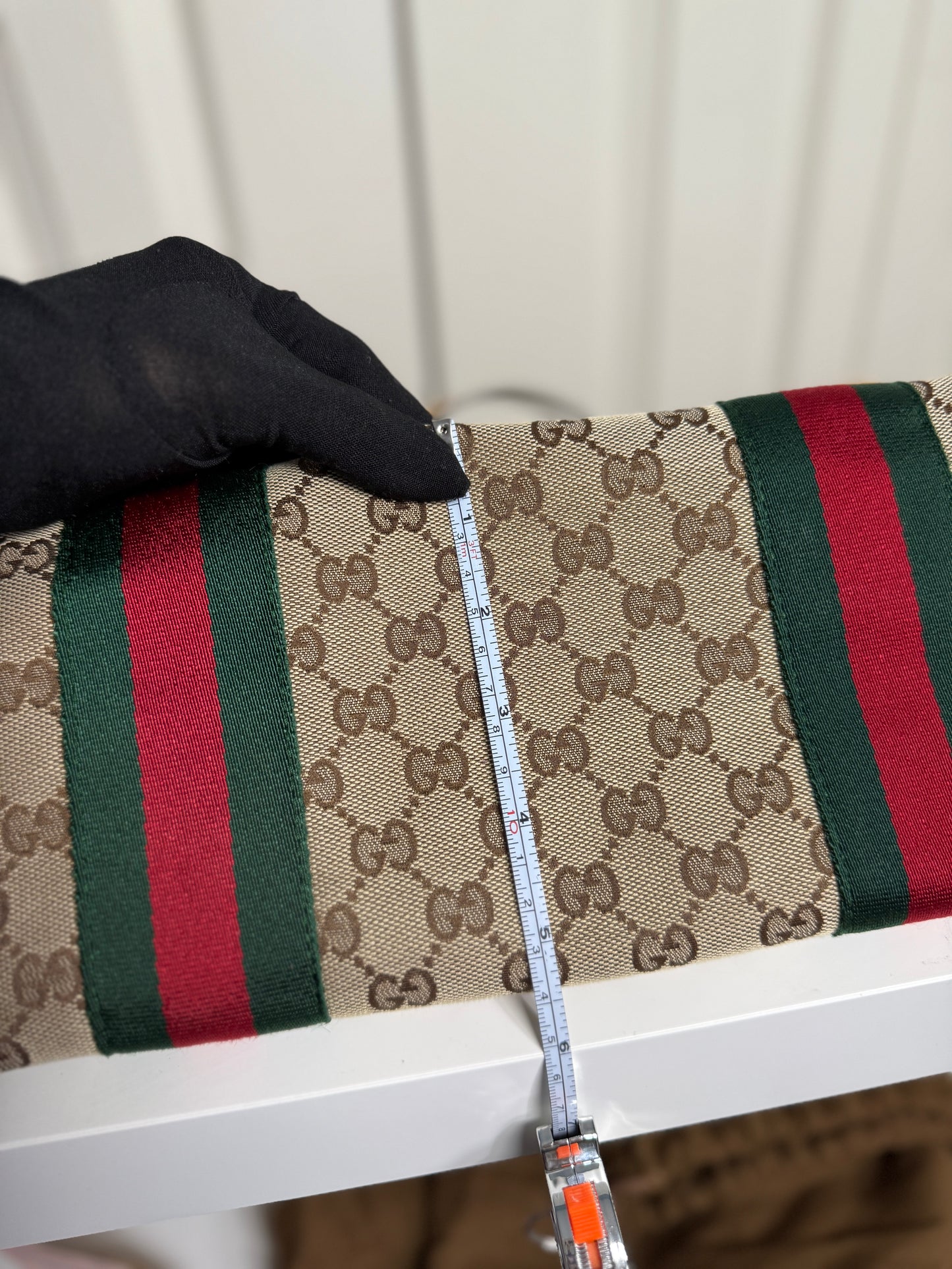 Gucci Sherry Line Canvas Tote Bag, Small