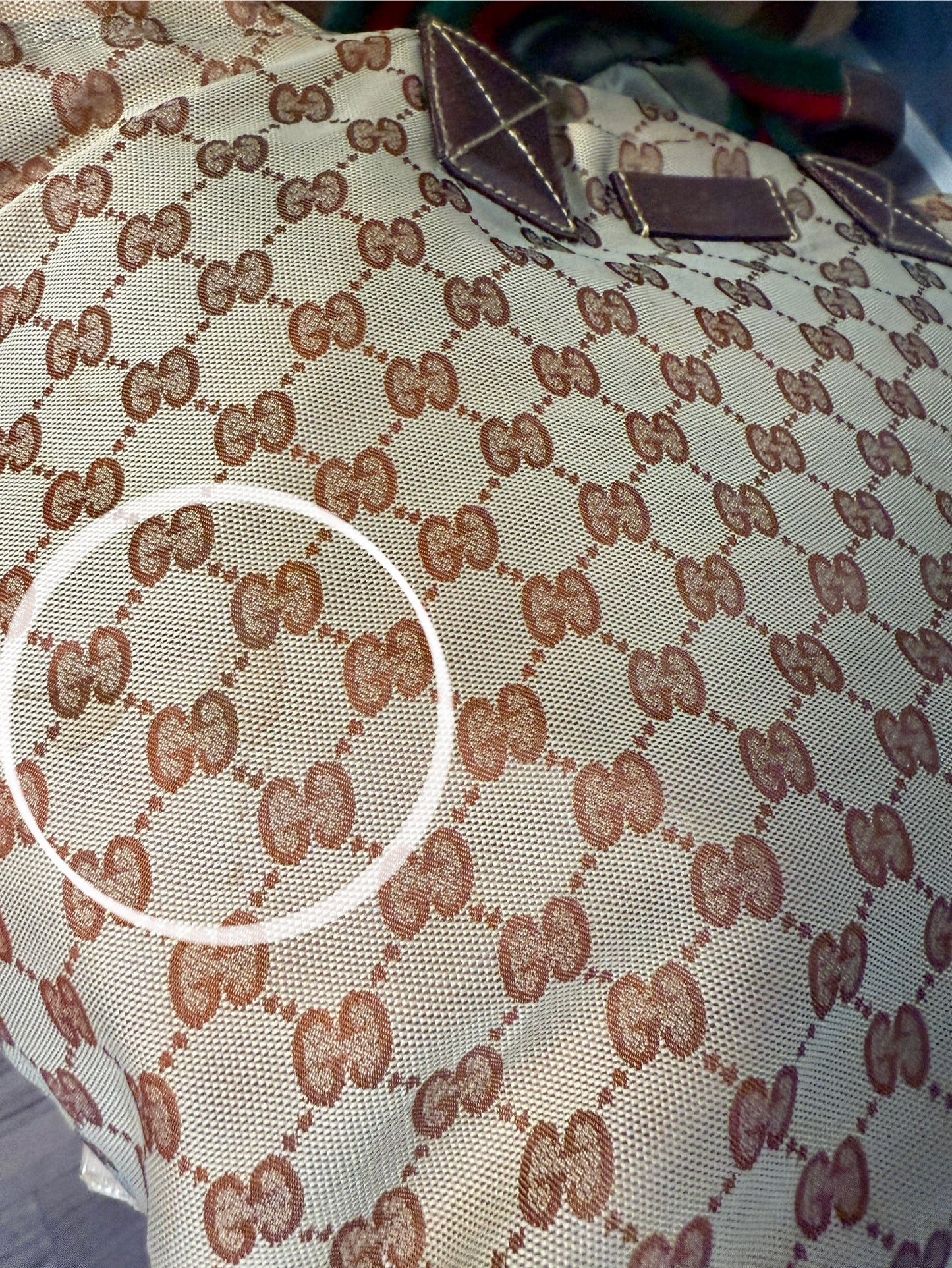 Gucci Sherry Line Canvas Tote