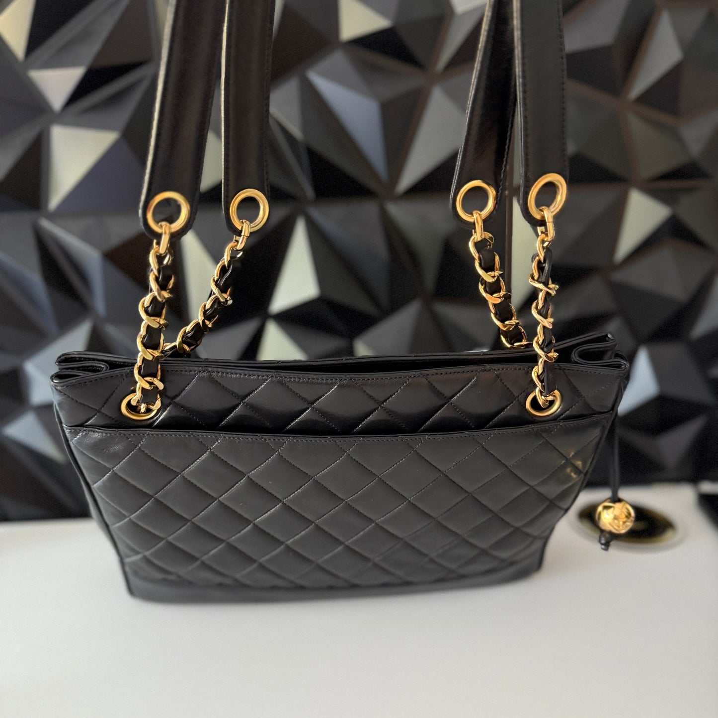 Chanel Lambskin Quilted Shoulder Bag