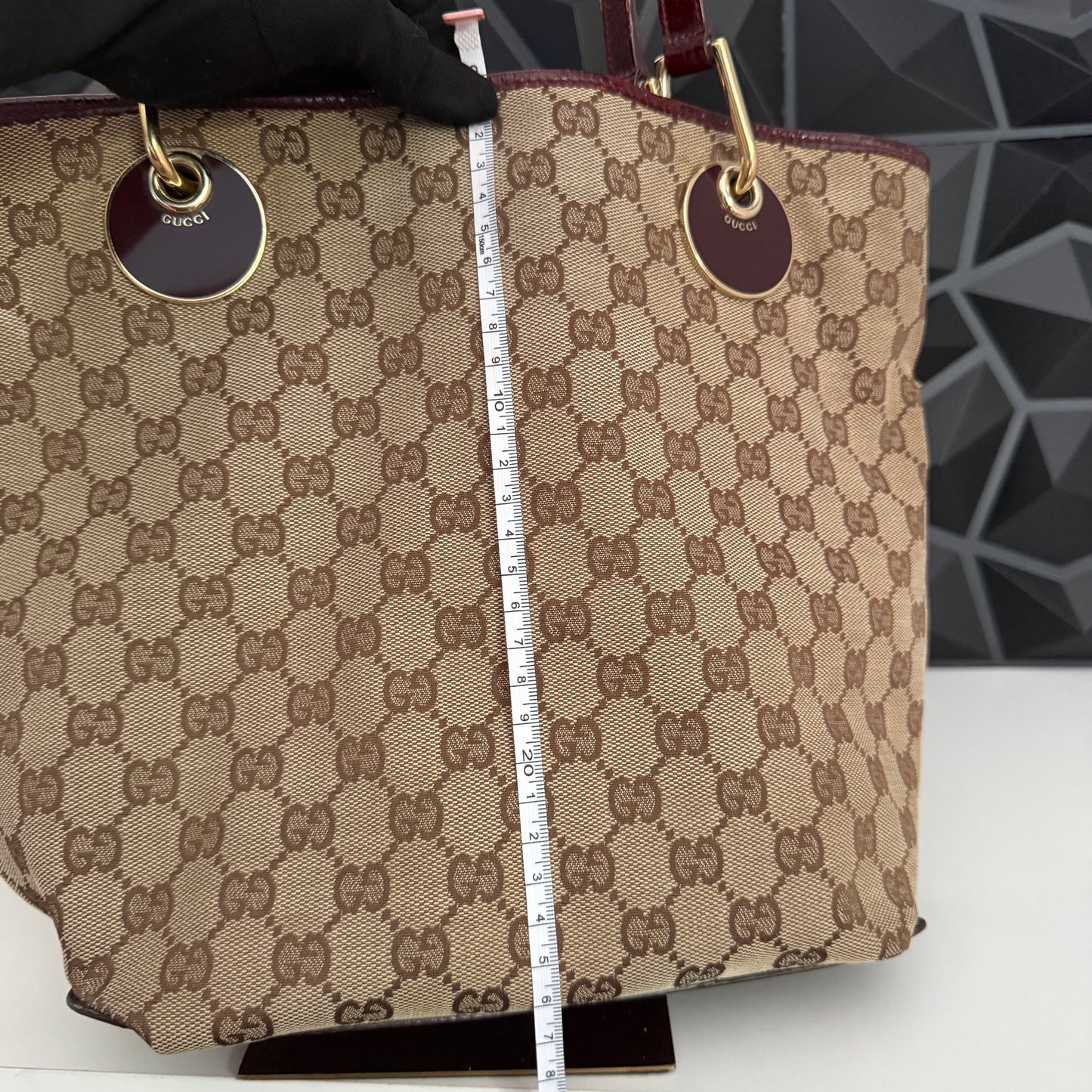 Gucci Canvas Eclipse Tote Bag
