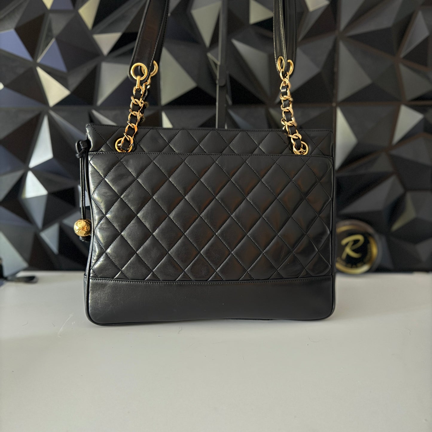 Chanel Lambskin Quilted Shoulder Bag