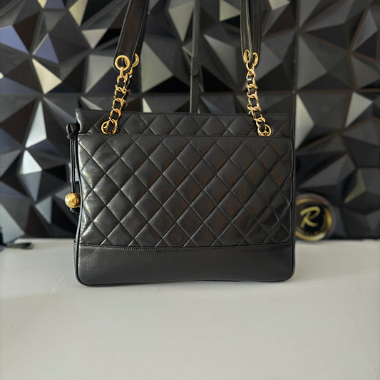 Chanel Lambskin Quilted Shoulder Bag